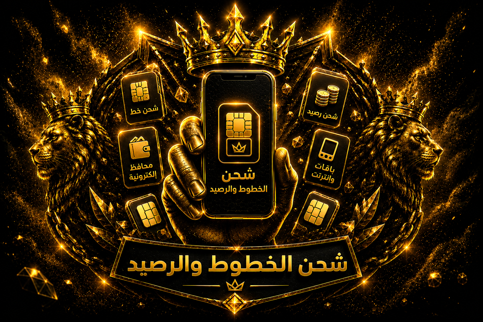 قسم شحن الخطوط والرصيد